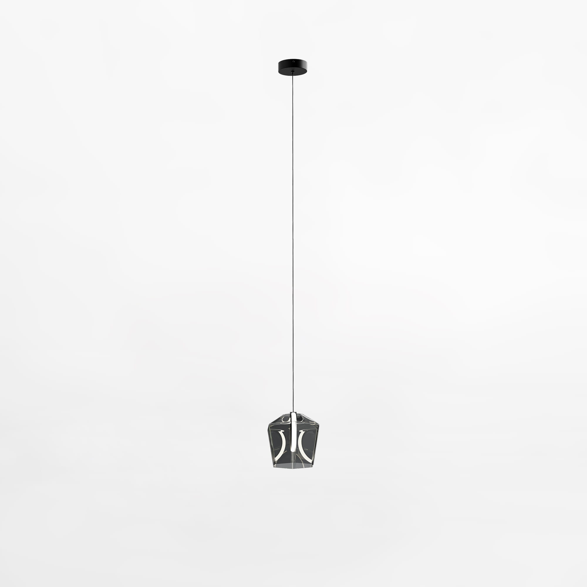 Zuma Line Colore závesné svietidlo 1x6 W čierna MD3350-1BL/S