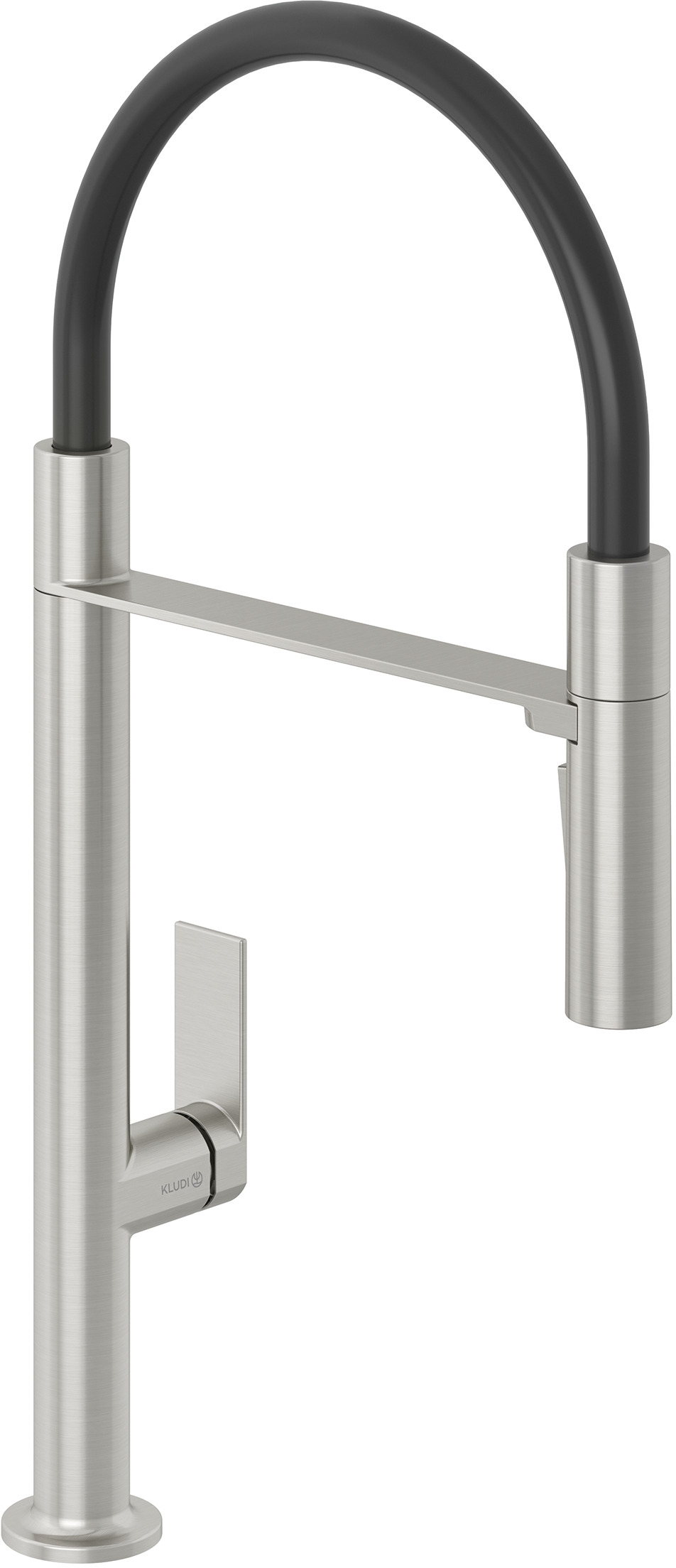 Kludi Qord kuchynská batéria stojánková čierna-nikel 56859N575
