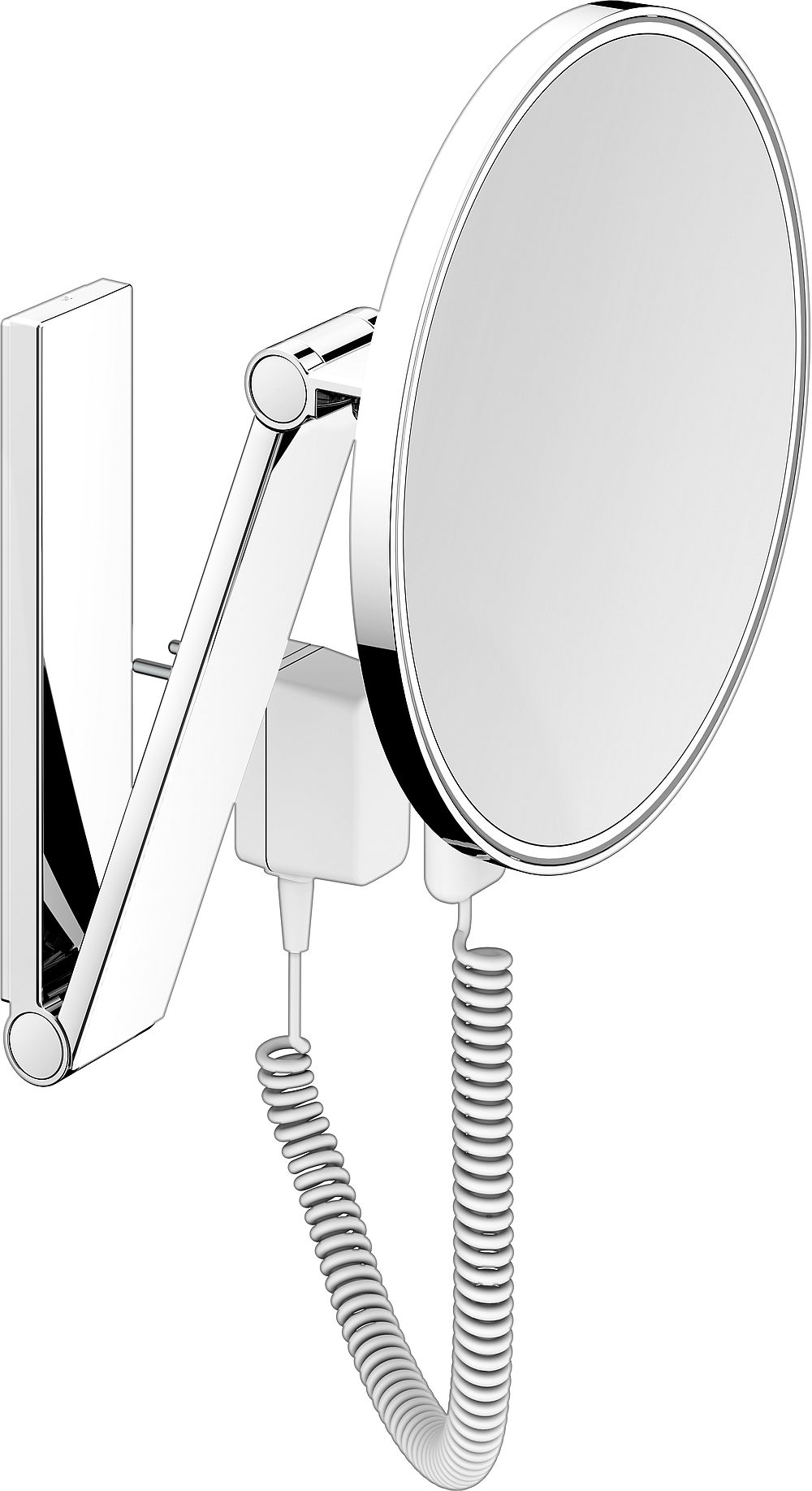 Keuco Cosmetic mirrors kozmetické zrkadlo 21.2x31.4 cm okrúhly s osvetlením chróm 17612019001
