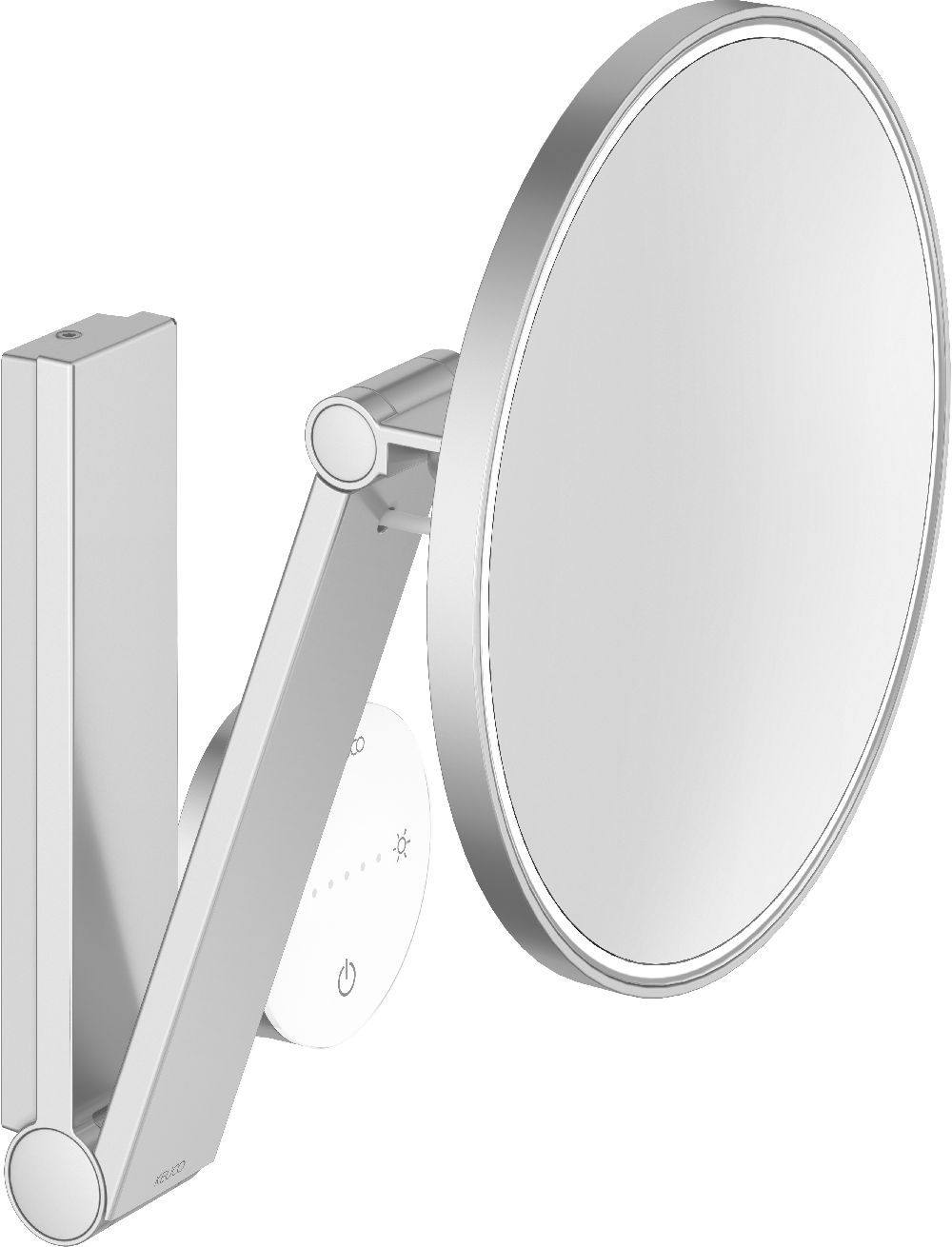 Keuco Cosmetic mirrors kozmetické zrkadlo 21.2x31.8 cm okrúhly s osvetlením 17612179002
