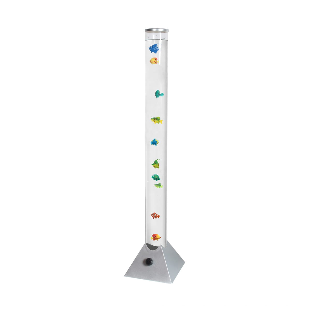 Zuma Line Aqua stojaca lampa 1x2.25 W priehľadná-strieborná 89244