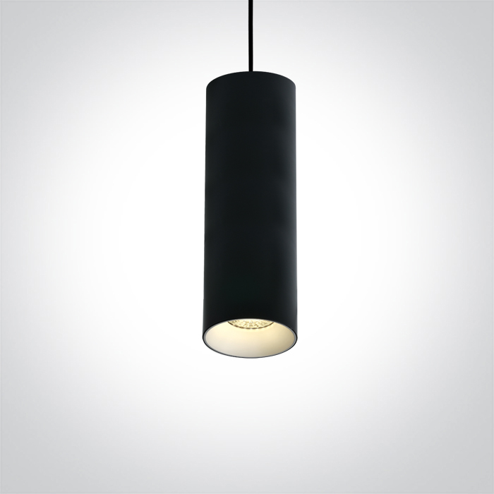 One Light Kallifoni závesné svietidlo 1x10 W čierna 63105M/B