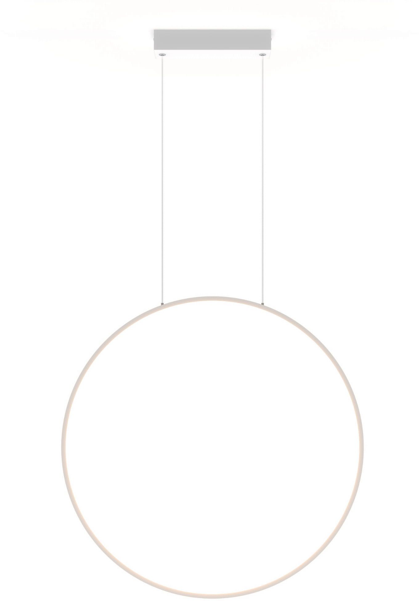 Light Prestige Mirror závesné svietidlo 1x47 W biela LP-999/1P L WH CCT