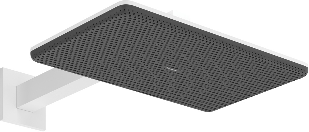 Hansgrohe Raindance Alive Q horná sprcha so sprchovacím ramenom 34.3x21.4 cm obdĺžnik biela 24550700