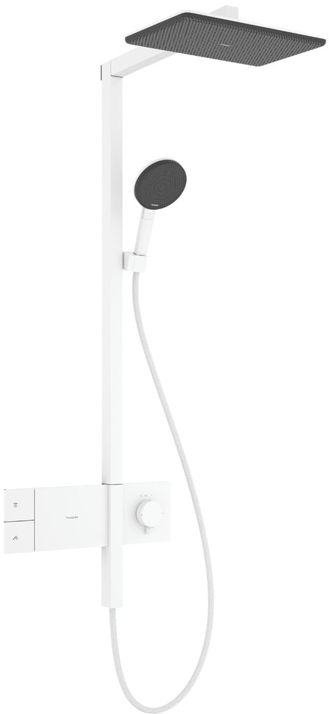 Hansgrohe Raindance Alive Q sprchová súprava nástenná s termostatom s dažďovou sprchou biela 24580700