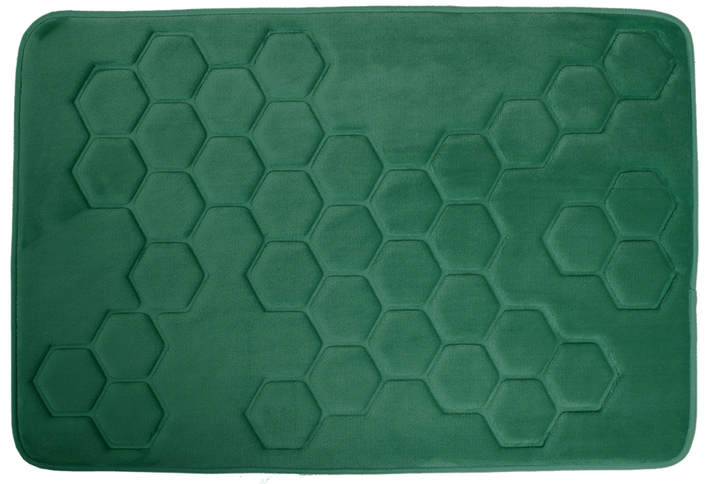 Hyggli Honey koberček do kúpeľne 90x60 cm obdĺžnik zelená 70-092
