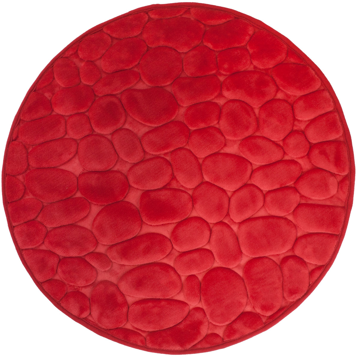 Duschy Bellarina koberček do kúpeľne 60x60 cm okrúhly červená 767-80