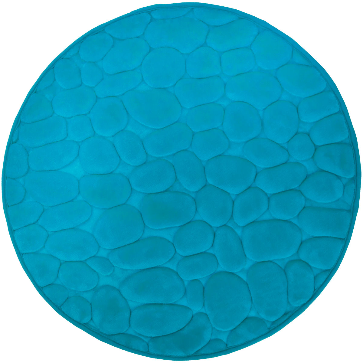 Duschy Bellarina koberček do kúpeľne 60x60 cm okrúhly modrá-zelená 767-32