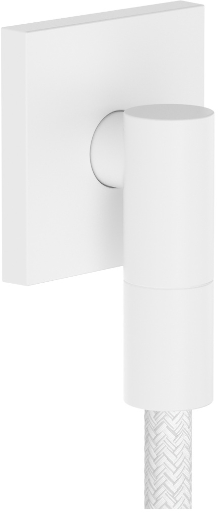 Hansgrohe FixFit Fine E uhlový konektor biela 28883700