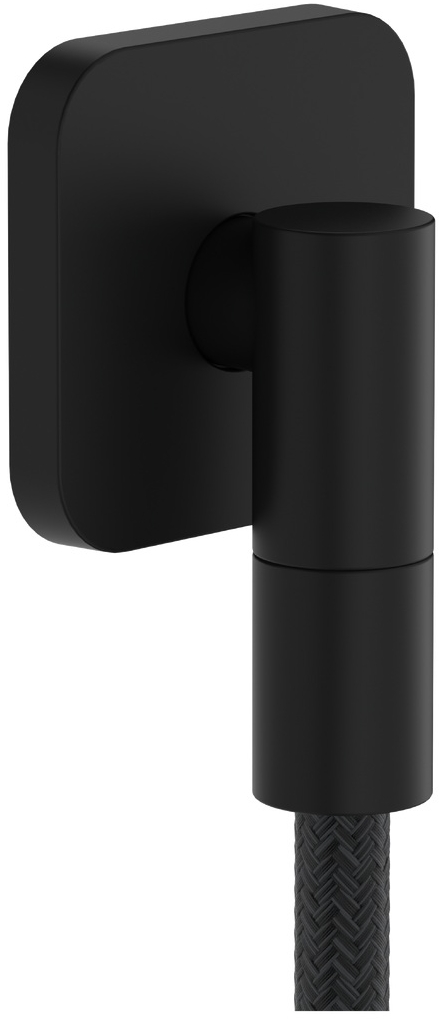 Hansgrohe FixFit Fine Q uhlový konektor čierna 28884670