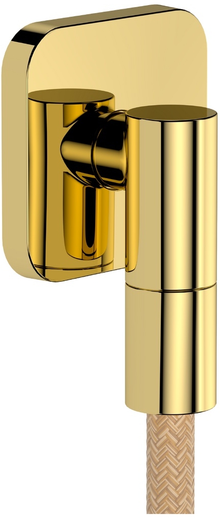 Hansgrohe FixFit Fine Q uhlový konektor zlatá 28884990