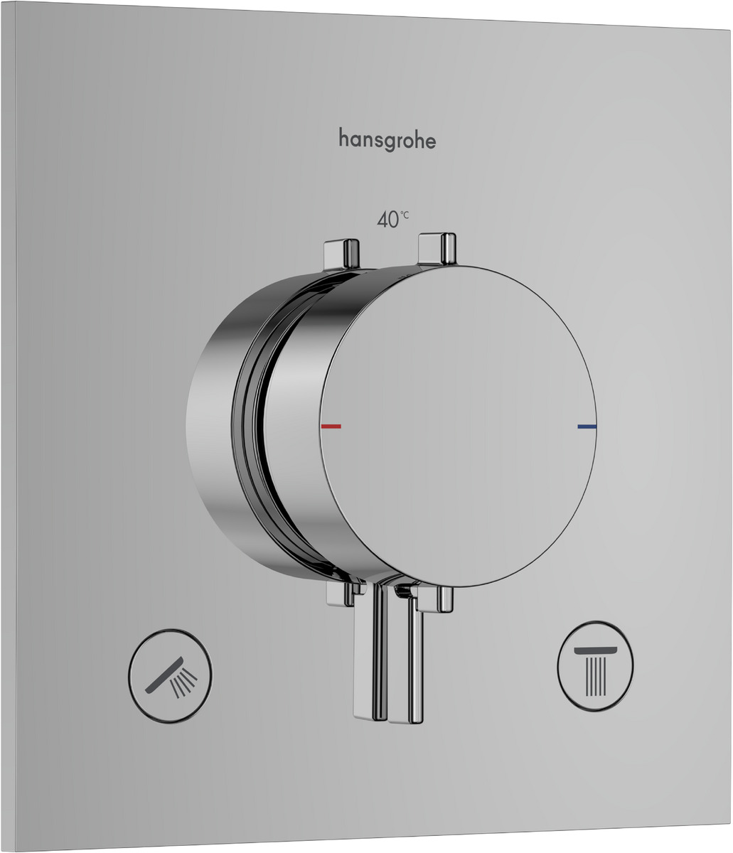 Hansgrohe Ecostat Comfort E vaňová/sprchová batéria podomietková s termostatom chrómová 33711000