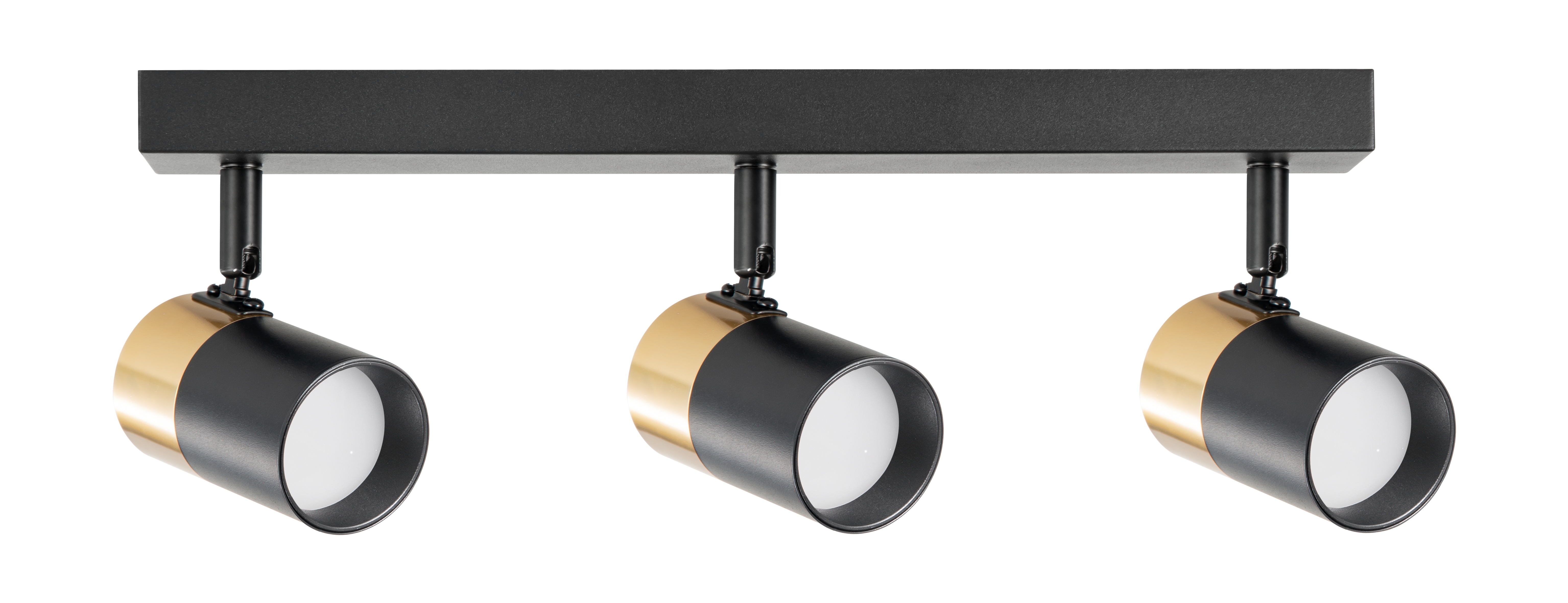 Zuma Line Fori stropné svietidlo 3x50 W čierna-zlatá OB-2204BD-3-BK