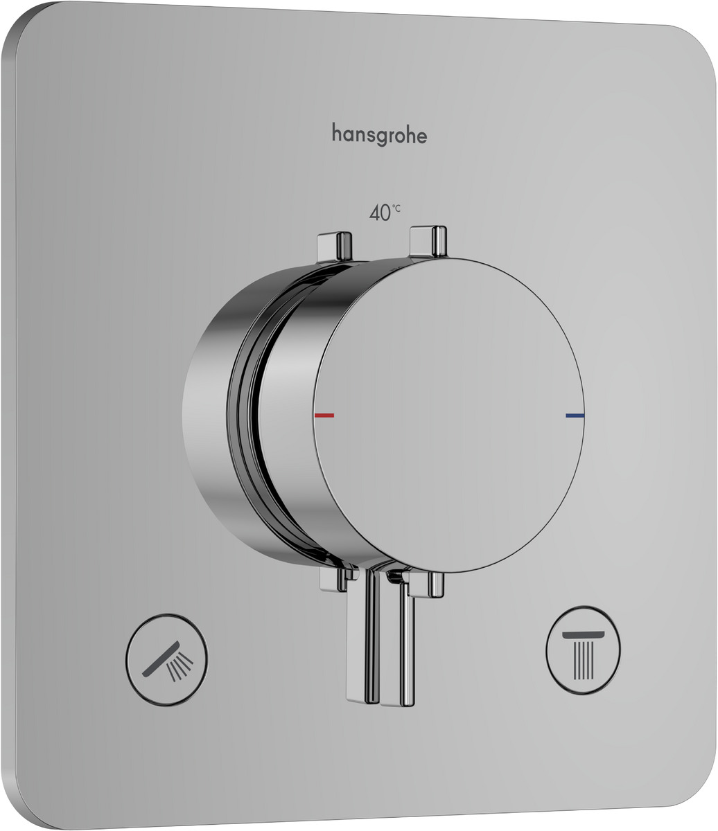 Hansgrohe Ecostat Comfort Q vaňová/sprchová batéria podomietková s termostatom chrómová 33713000