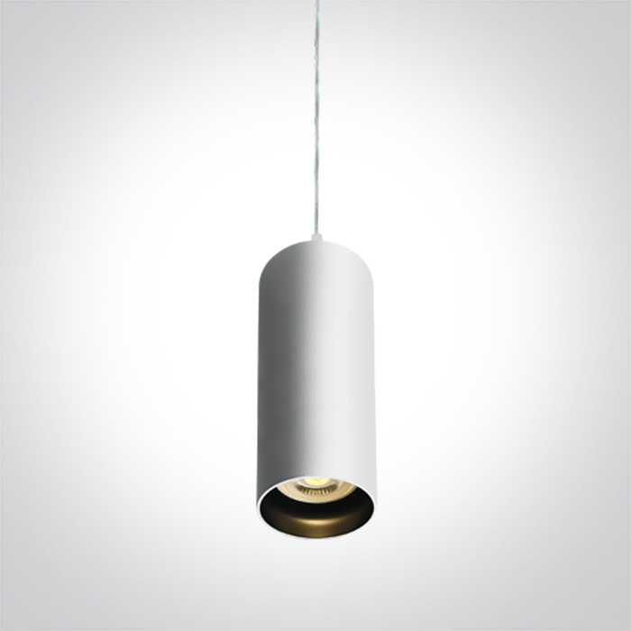 One Light Ampeliko závesné svietidlo 1x10 W biela 63105N/W