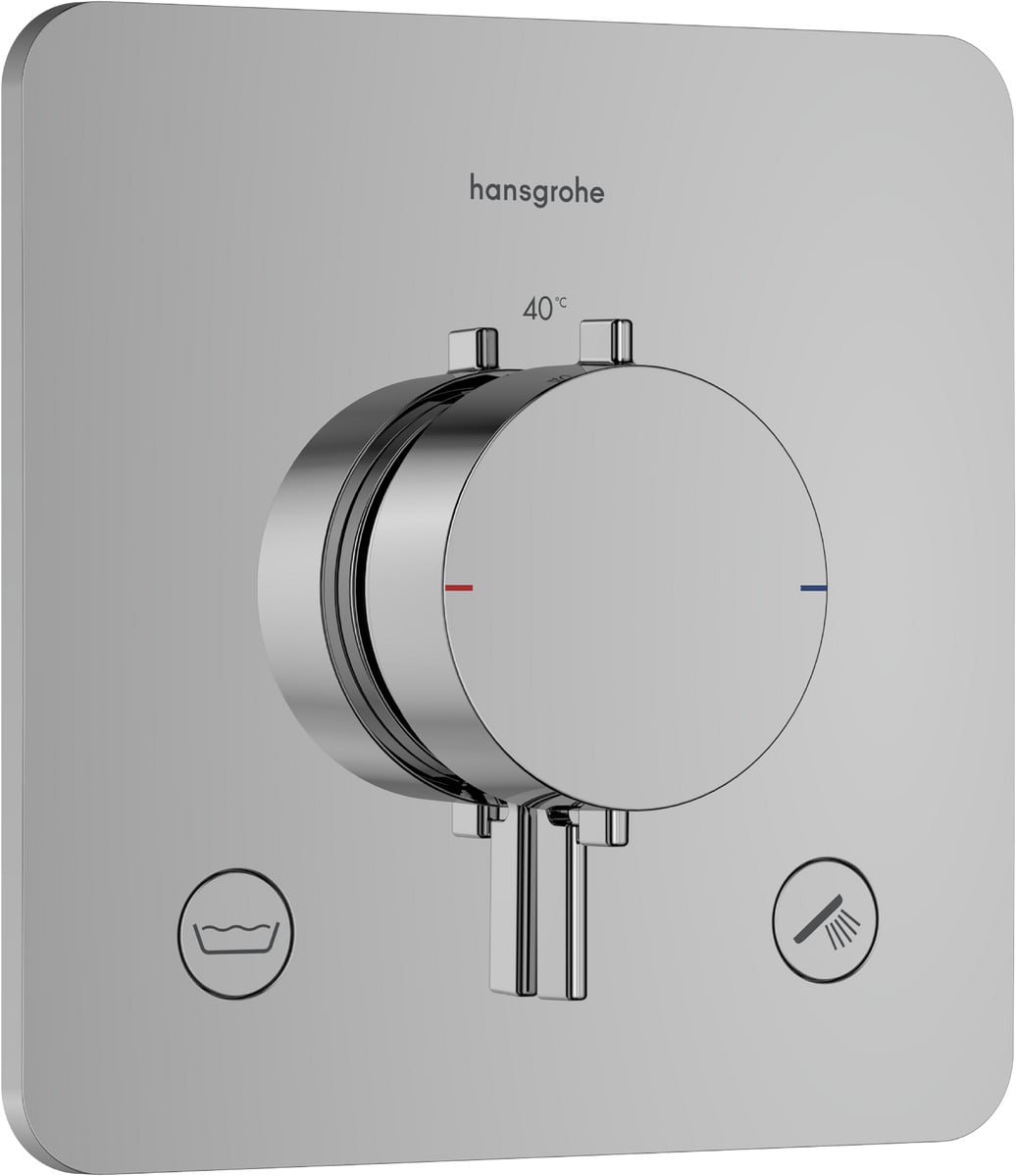 Hansgrohe Ecostat Comfort Q vaňová/sprchová batéria podomietková s termostatom chrómová 33717000