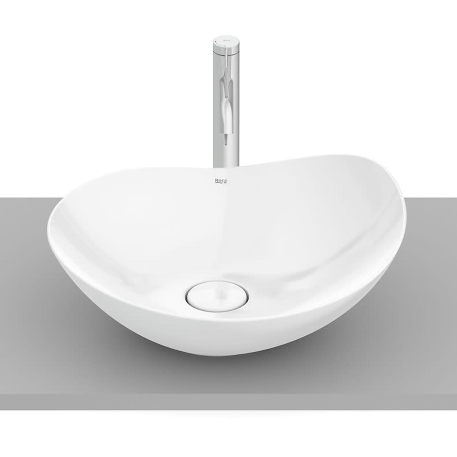 Roca Ohtake umývadlo 47x40.5 cm pultové umývadlo biela A327A1N000