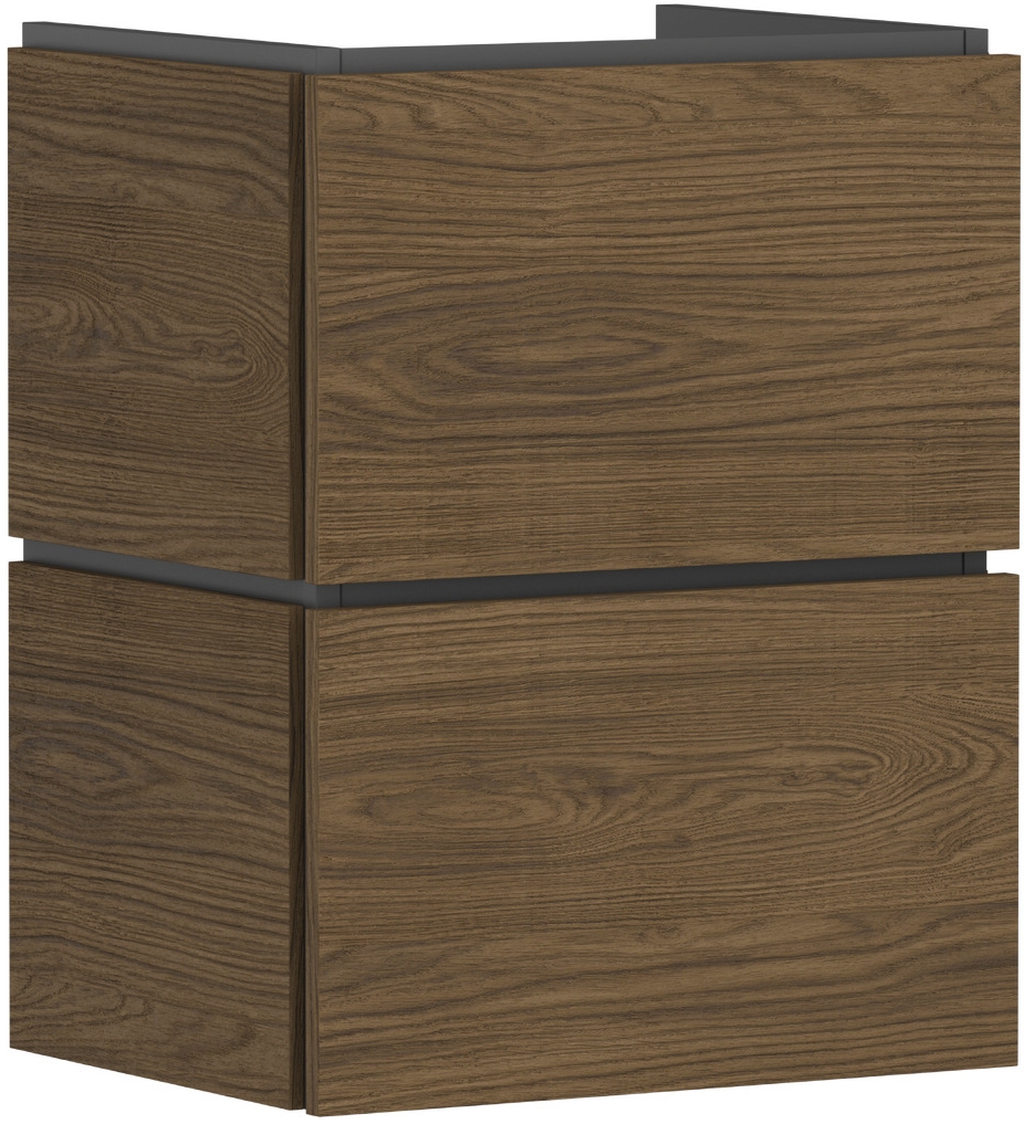 Hansgrohe Xilesa E skrinka 48x38x62 cm závesná kúpeľňová skrinka pod umývadlo dub 54248550