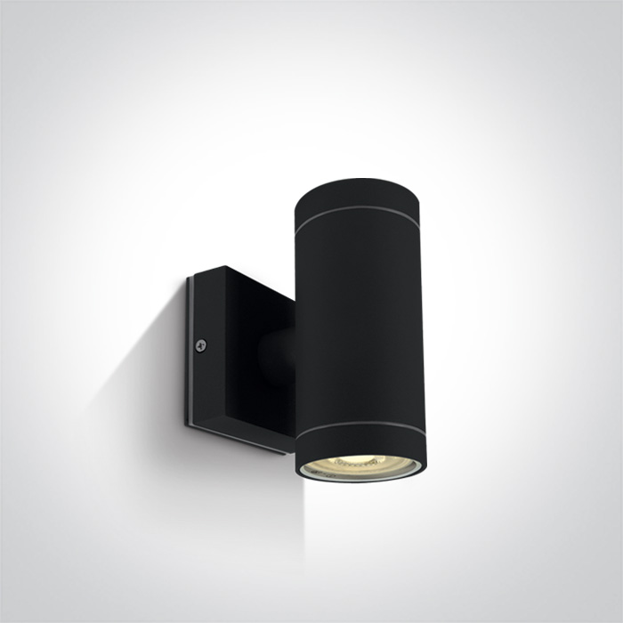One Light Lido vonkajšie nástenné svietidlo 2x35 W čierna 67130/B