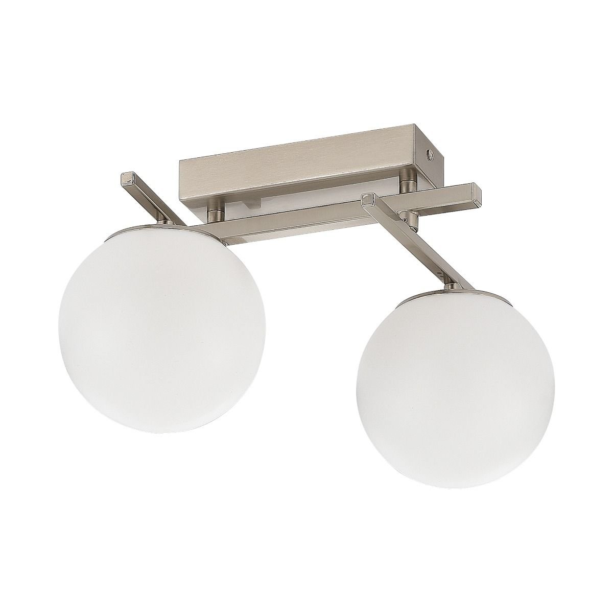 Zuma Line Nebula stropné svietidlo 2x20 W biela-niklová MS223121-SN