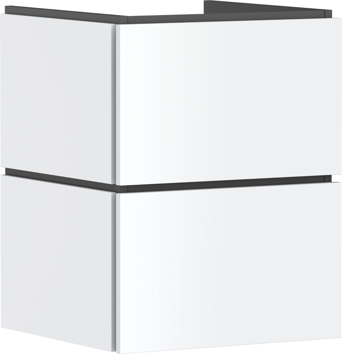 Hansgrohe Xilesa E skrinka 48x47x62 cm závesná kúpeľňová skrinka pod umývadlo biela 54250700