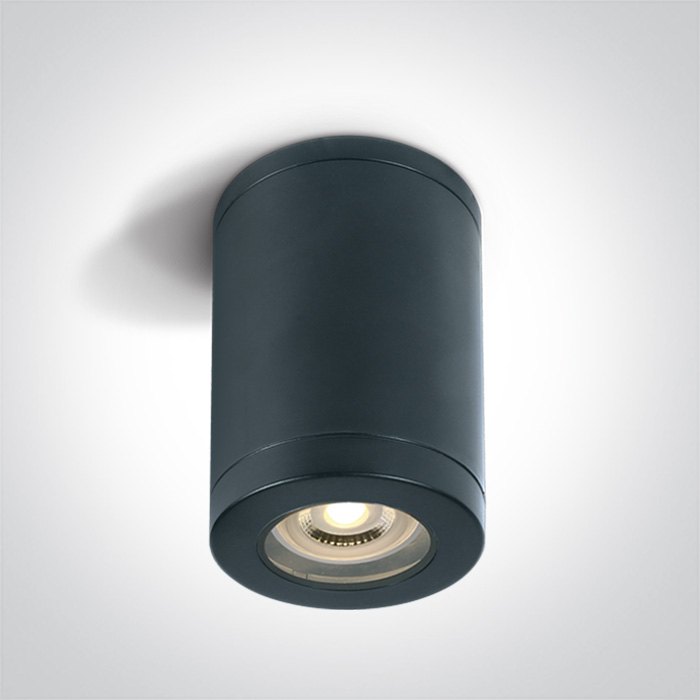 One Light exteriérové stropné svietidlo 1x6 W čierna 67142A/B