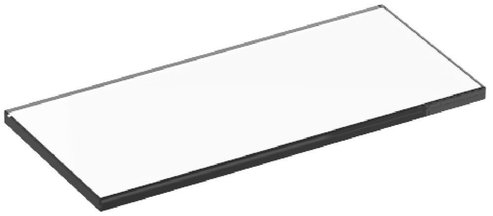 Keuco Plan kúpeľňová polica 22 cm 14910005200