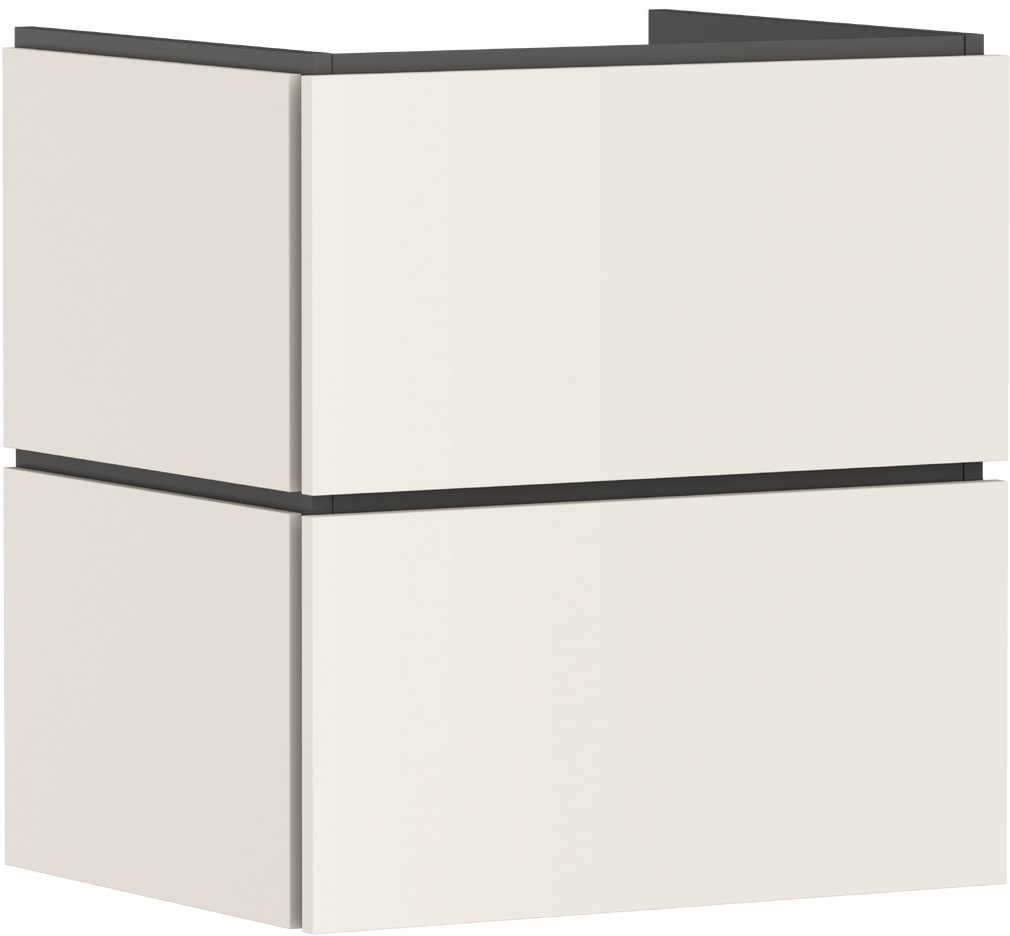 Hansgrohe Xilesa E skrinka 58x47x62 cm závesná kúpeľňová skrinka pod umývadlo piesková 54254780