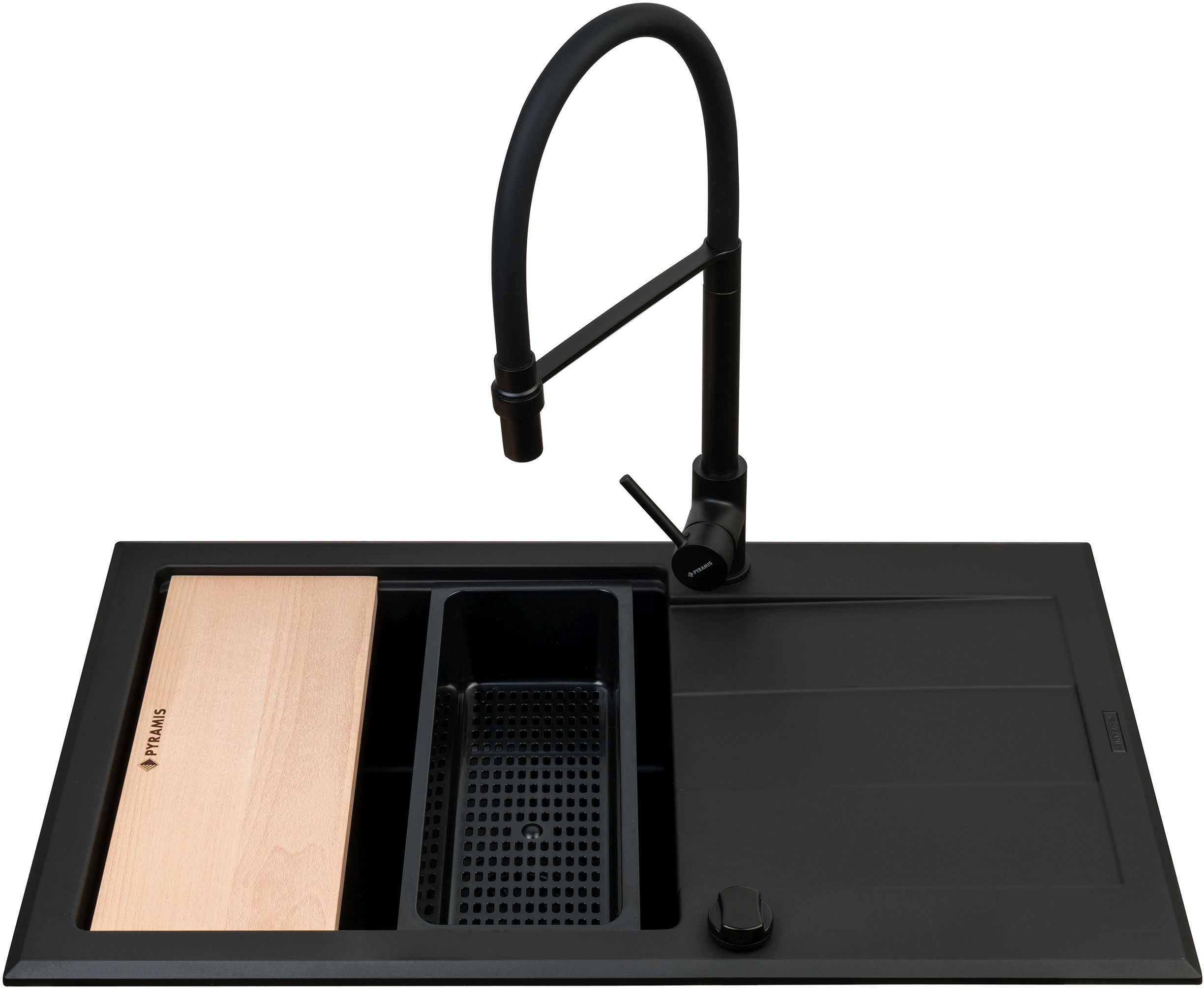 Pyramis Sparta Plus Lux drez s batériou čierna/čierna 070175802S