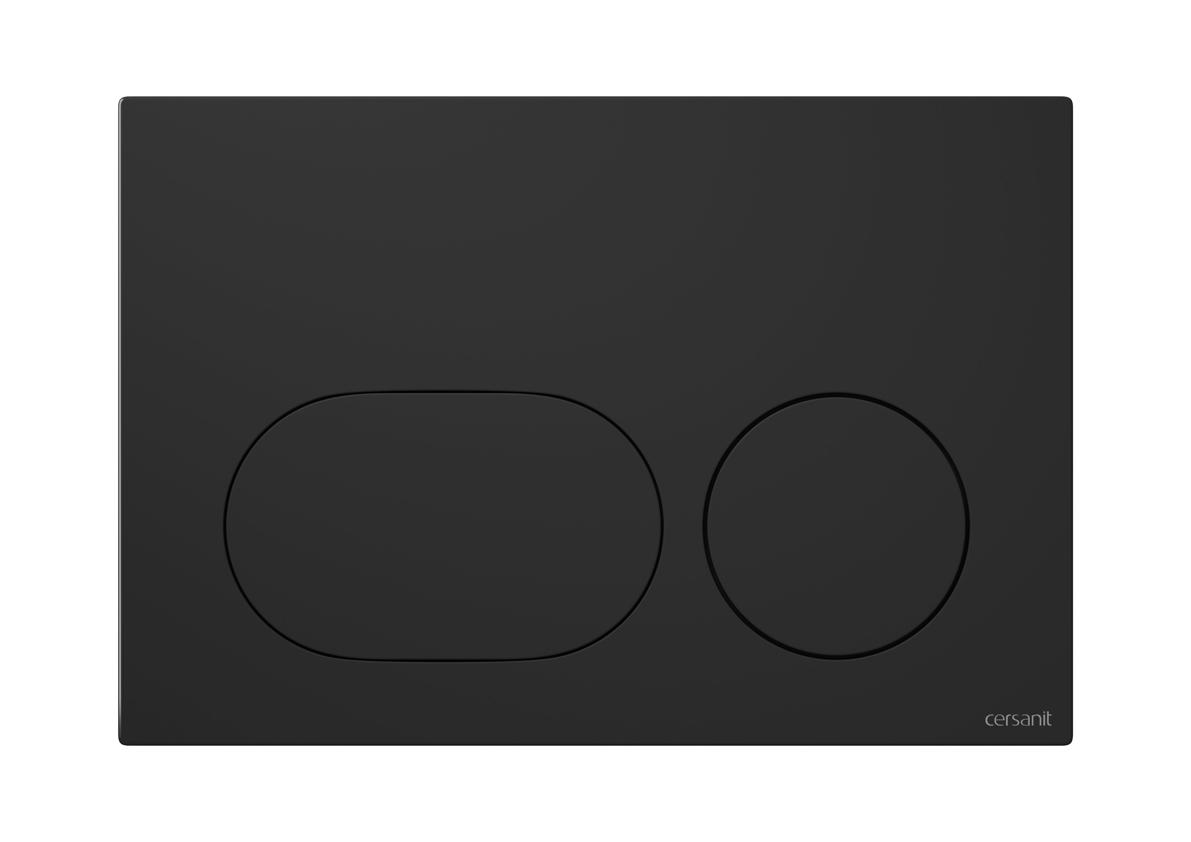 Cersanit Dueto splachovacie tlačidlo do toalety čierna K97-0637