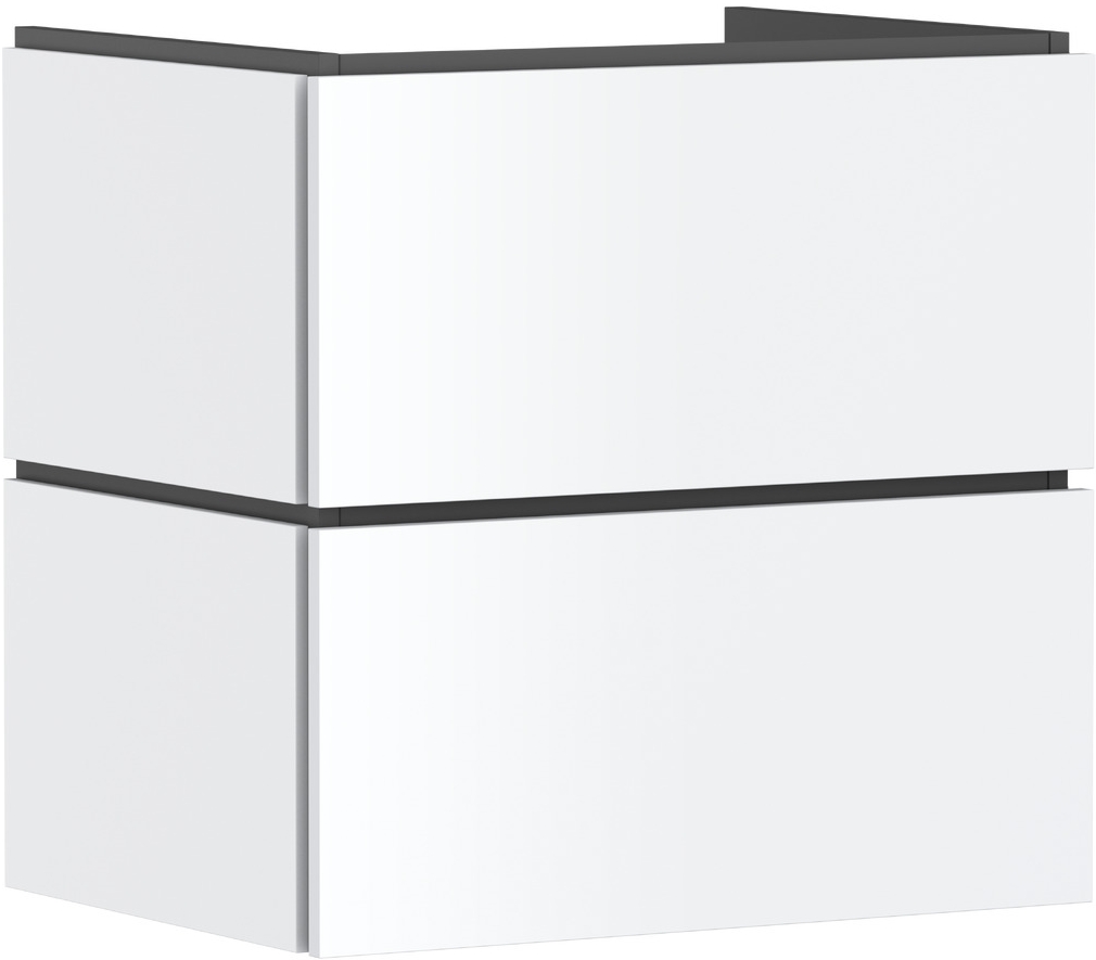 Hansgrohe Xilesa E skrinka 63x47x62 cm závesná kúpeľňová skrinka pod umývadlo biela 54256700