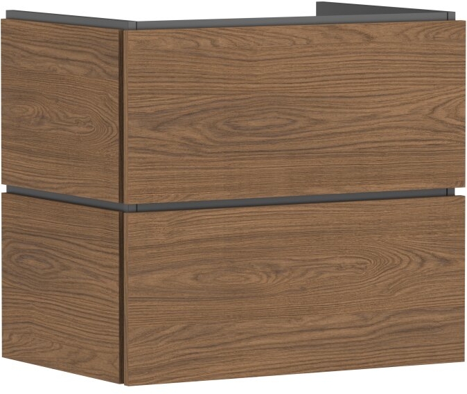 Hansgrohe Xilesa E skrinka 68x47x62 cm závesná kúpeľňová skrinka pod umývadlo dub 54258550