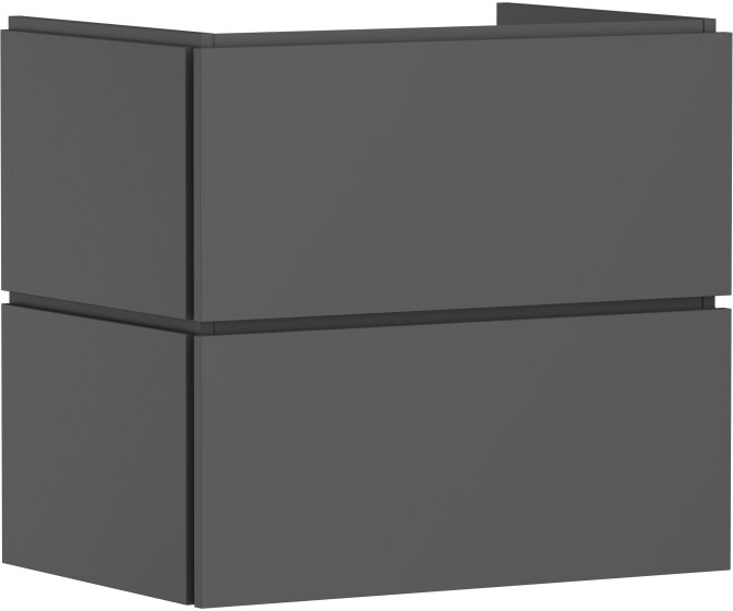 Hansgrohe Xilesa E skrinka 68x47x62 cm závesná kúpeľňová skrinka pod umývadlo sivá 54258760