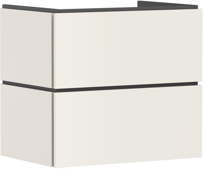 Hansgrohe Xilesa E skrinka 68x47x62 cm závesná kúpeľňová skrinka pod umývadlo piesková 54258780