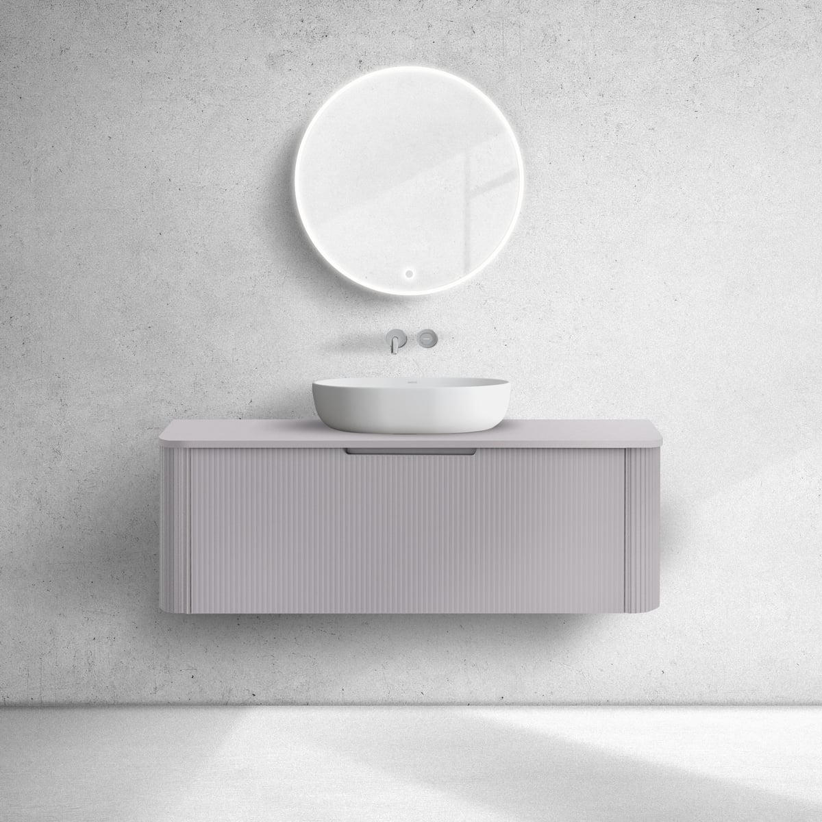 Oltens Hamnes skrinka 120x46x39 cm závesná kúpeľňová skrinka pod umývadlo 60025900