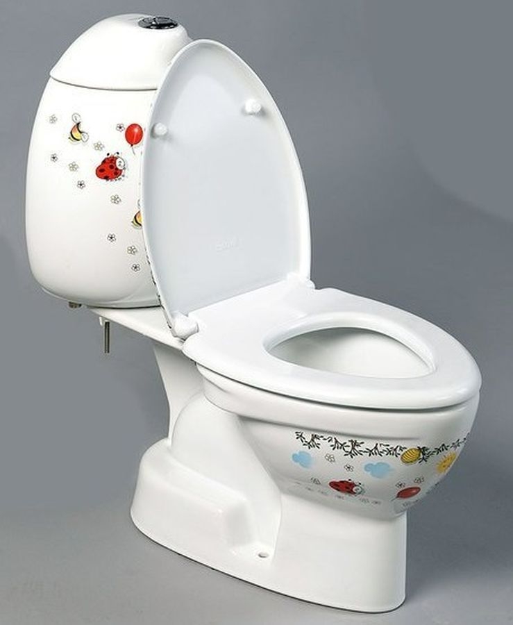 Súprava kompaktná záchodová misa Creavit Kid CK310.11CB00E.FF00, univerzálna nádrž Creavit Kid CK400.00CB00E.FF00, KC0802.01.1