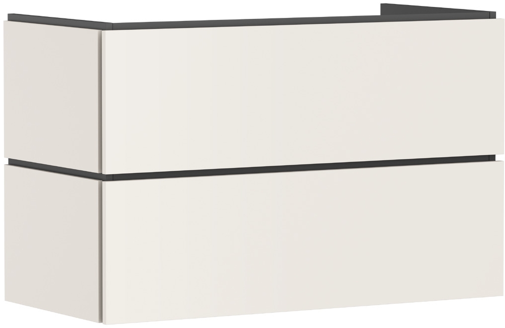 Hansgrohe Xilesa E skrinka 98x47x62 cm závesná kúpeľňová skrinka pod umývadlo piesková 54262780