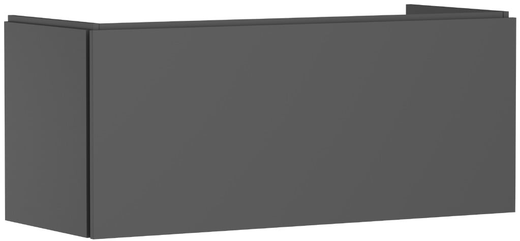 Hansgrohe Xilesa E skrinka 118x47x50 cm závesná kúpeľňová skrinka pod umývadlo sivá 54263760
