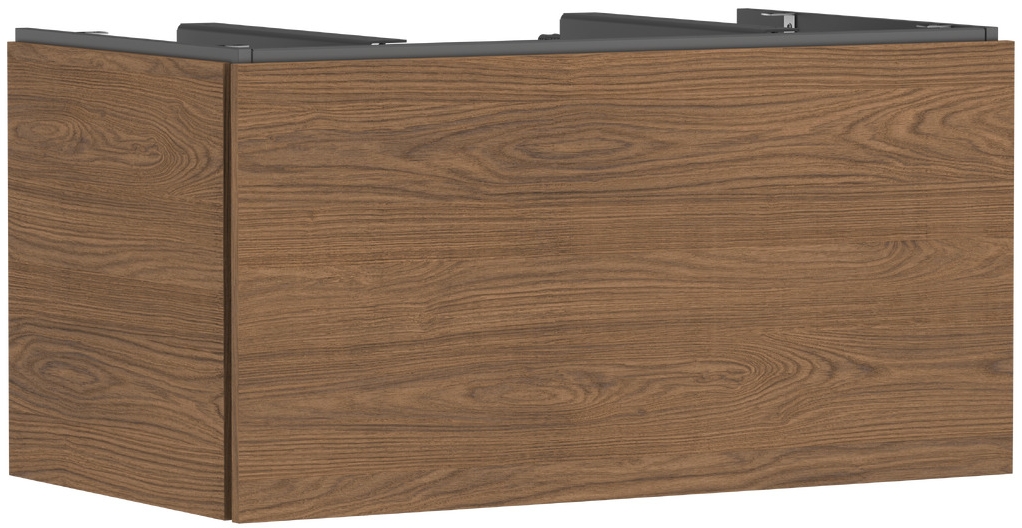 Hansgrohe Xilesa E skrinka 98x55x50 cm závesná kúpeľňová skrinka pod umývadlo dub 54266550
