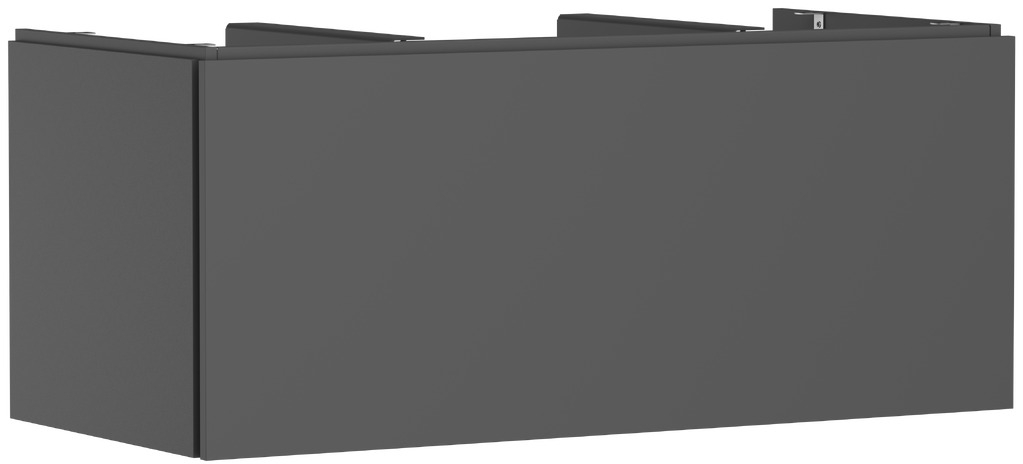 Hansgrohe Xilesa E skrinka 118x55x50 cm závesná kúpeľňová skrinka pod umývadlo sivá 54267760