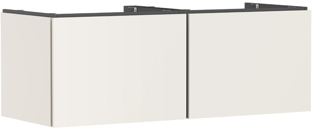 Hansgrohe Xilesa E skrinka 137.5x55x50 cm závesná kúpeľňová skrinka pod umývadlo piesková 54268780