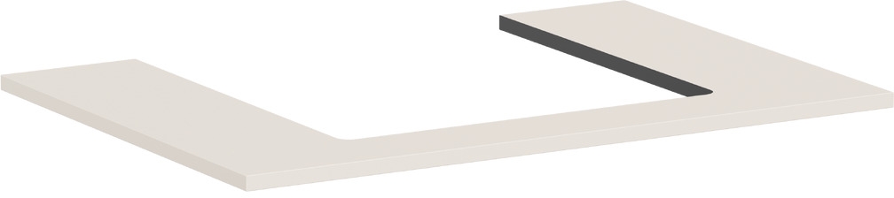 Hansgrohe Xilesa E doska na skrinku 78x55 cm piesková 54269780