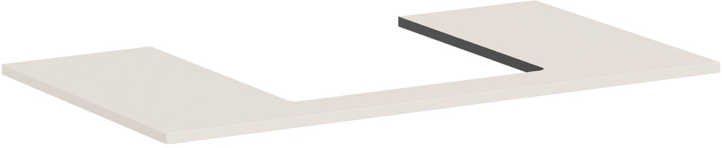 Hansgrohe Xilesa E doska na skrinku 98x55 cm piesková 54270780