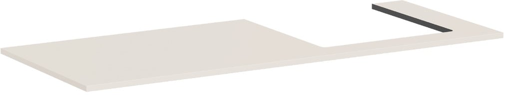 Hansgrohe Xilesa E doska na skrinku 137.5x55 cm piesková 54273780