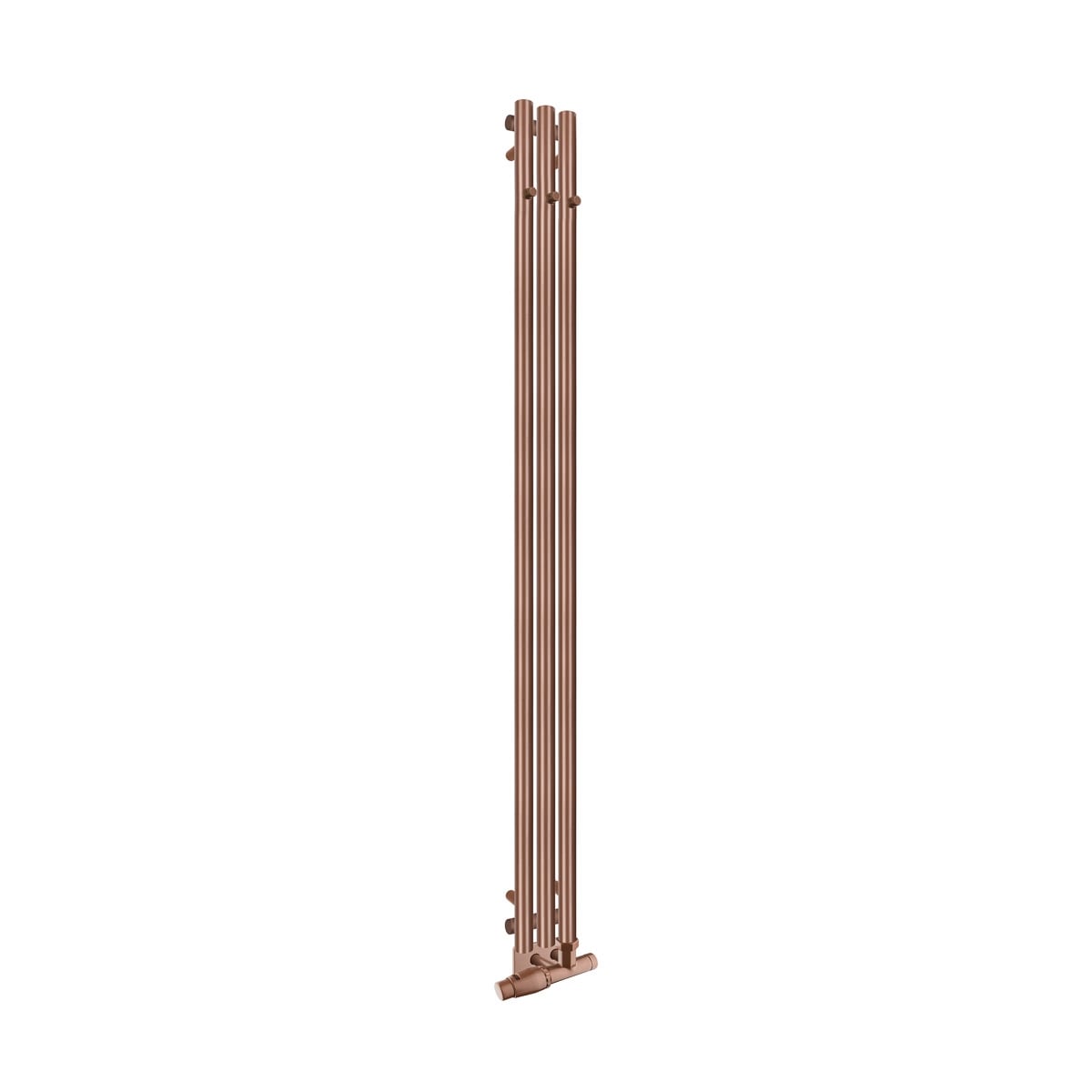Oltens Stang kúpeľňový radiátor dekoratívny 180x15 cm medená brúsené 55011610