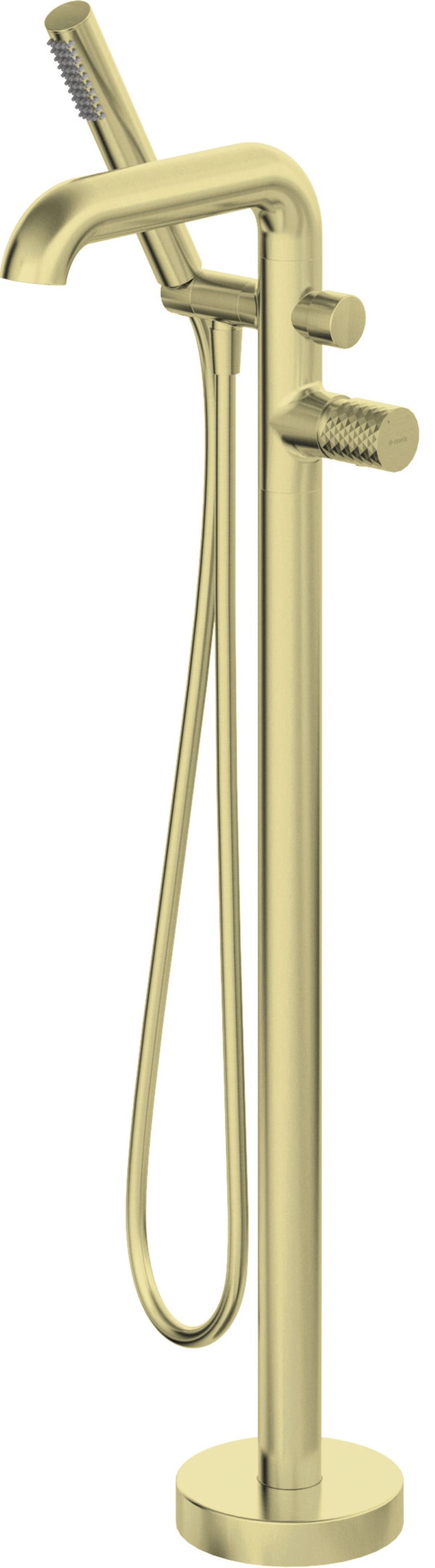 Deante Silia Hexa vaňová/sprchová batéria voľne stojaca zlatá BHS_R17M