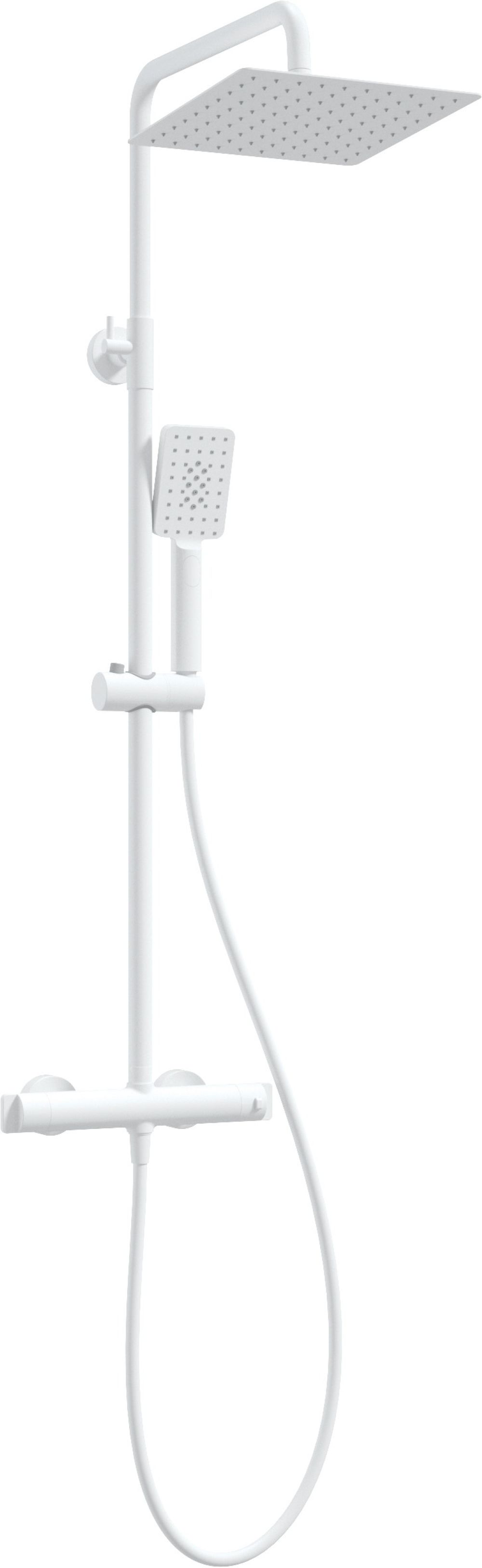 Deante Therm sprchová súprava nástenná s termostatom biela NAC_A4HT