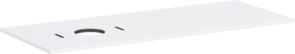 Hansgrohe Xilesa E doska na skrinku 137.5x55 cm biela 54278700