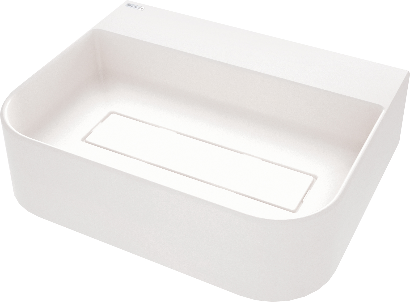 Deante Arnika umývadlo 50.5x40.5 cm pultové umývadlo biela CQA_AU5S