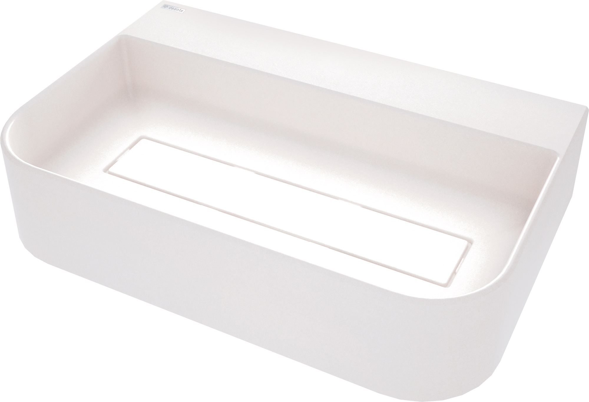 Deante Arnika umývadlo 60.5x40.5 cm pultové umývadlo biela CQA_AU6S